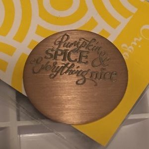 Origami Owl pumpkin and spice plate NWT